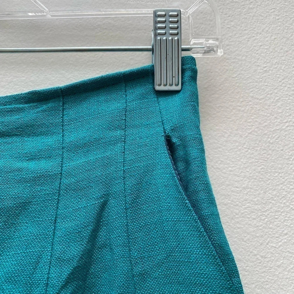 Vintage - 80s Made in Canada Linen Pencil Skirt - Picture 3 of 6